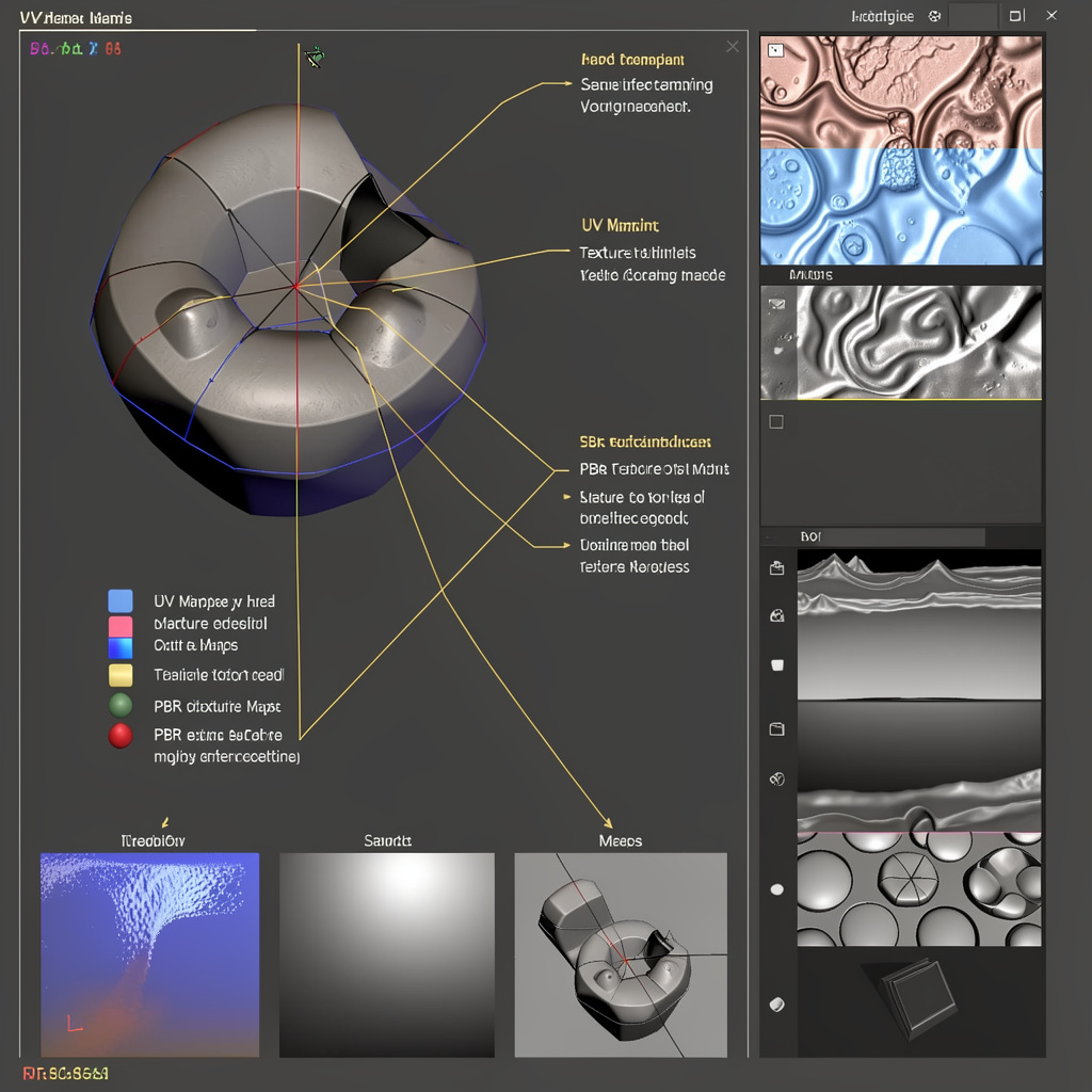 UV mapping and texture application workflow